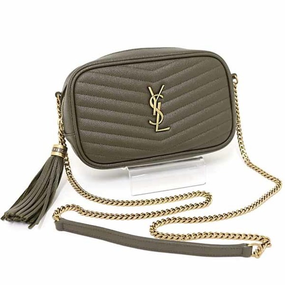 SAINT LAURENT Green Shoulder Bag - Picture 1 of 6